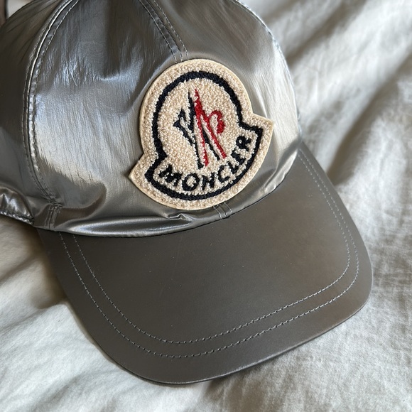 Moncler metallic cap. Designer hat. Designer baseball hat. - Picture 4 of 4